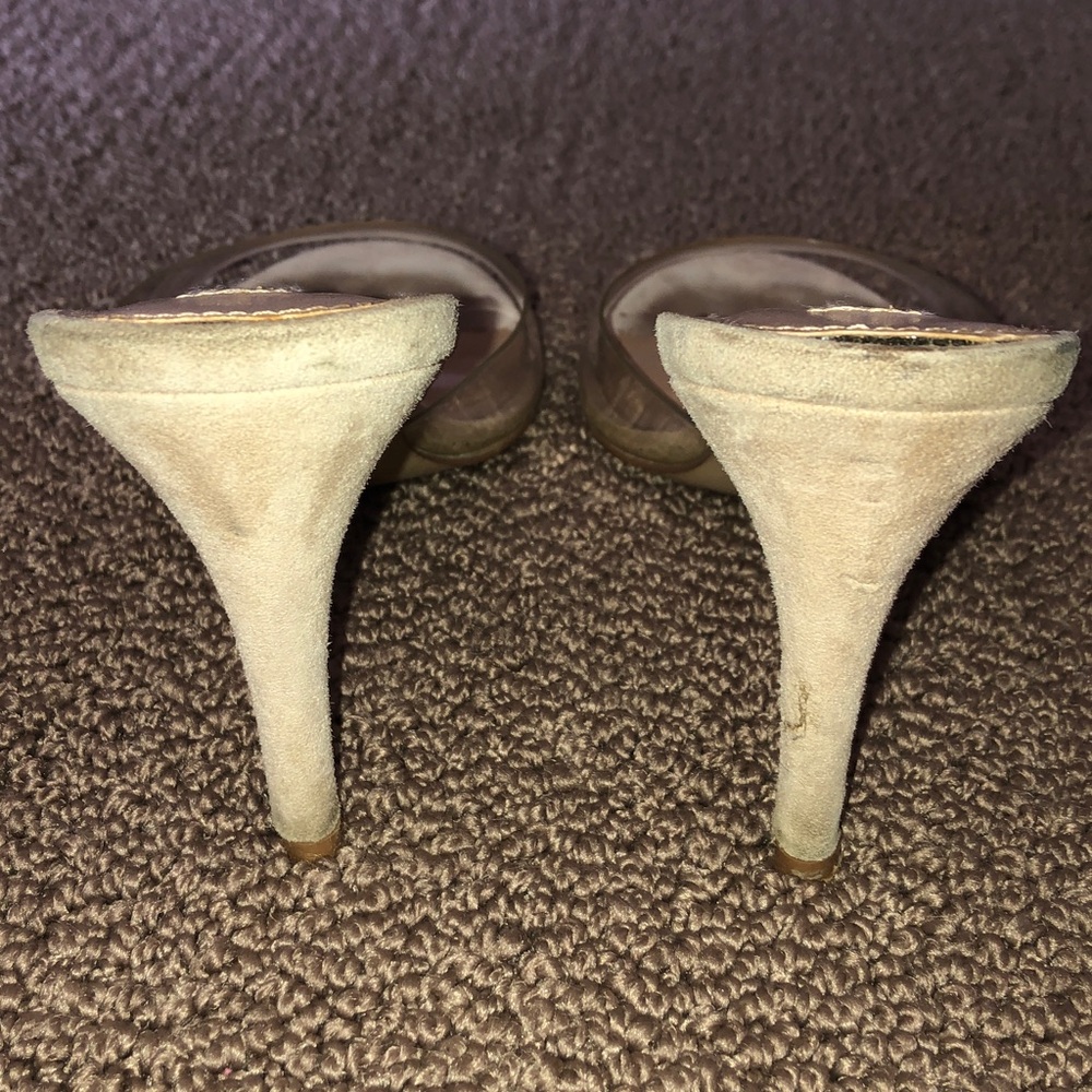 Steve Madden Nude Transparent Slide mules - Picture 4 of 5